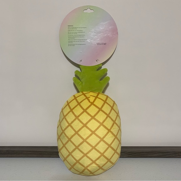 Squishy Pets Plush Pineapple Dog Toy-NWT - Picture 2 of 5